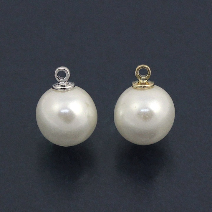 ヒートンパール 8mm シルバー･ゴールド