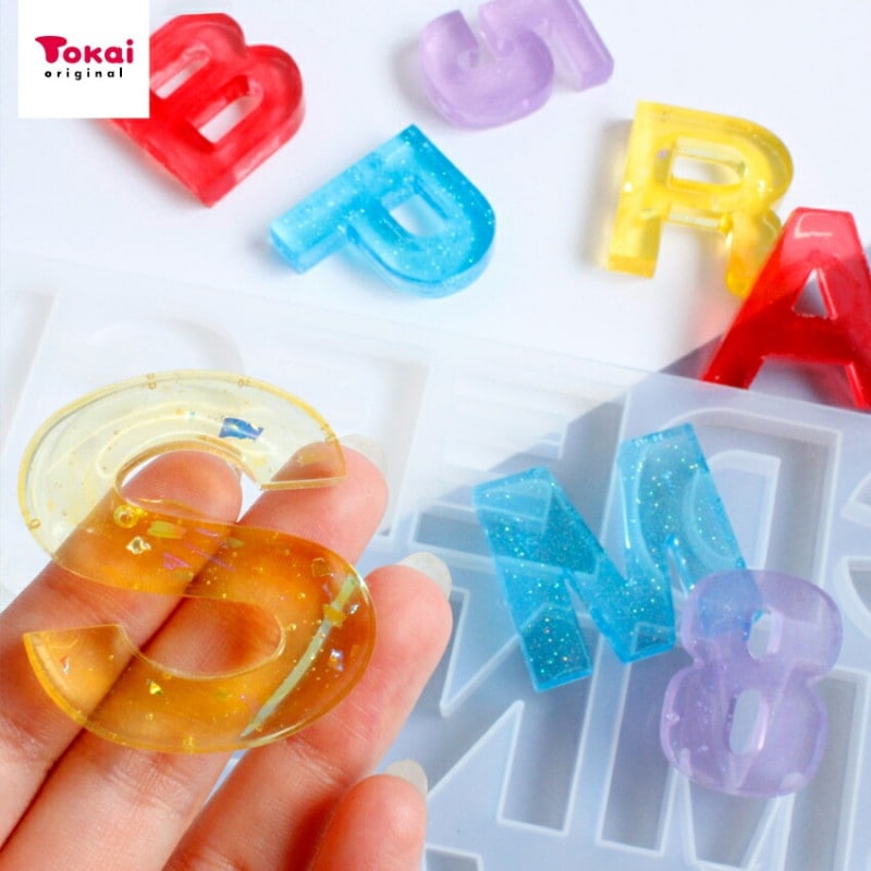 レジン モールド アルファベット + 数字