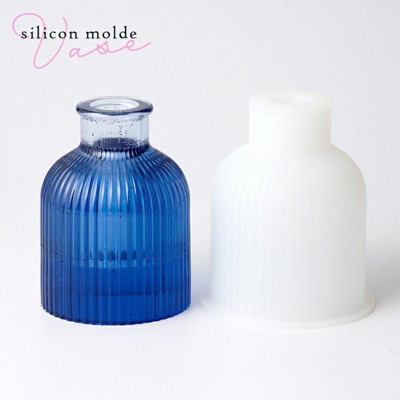 2液性レジン 推奨 雑貨シリコンモールド 一輪挿し 太 10-4073