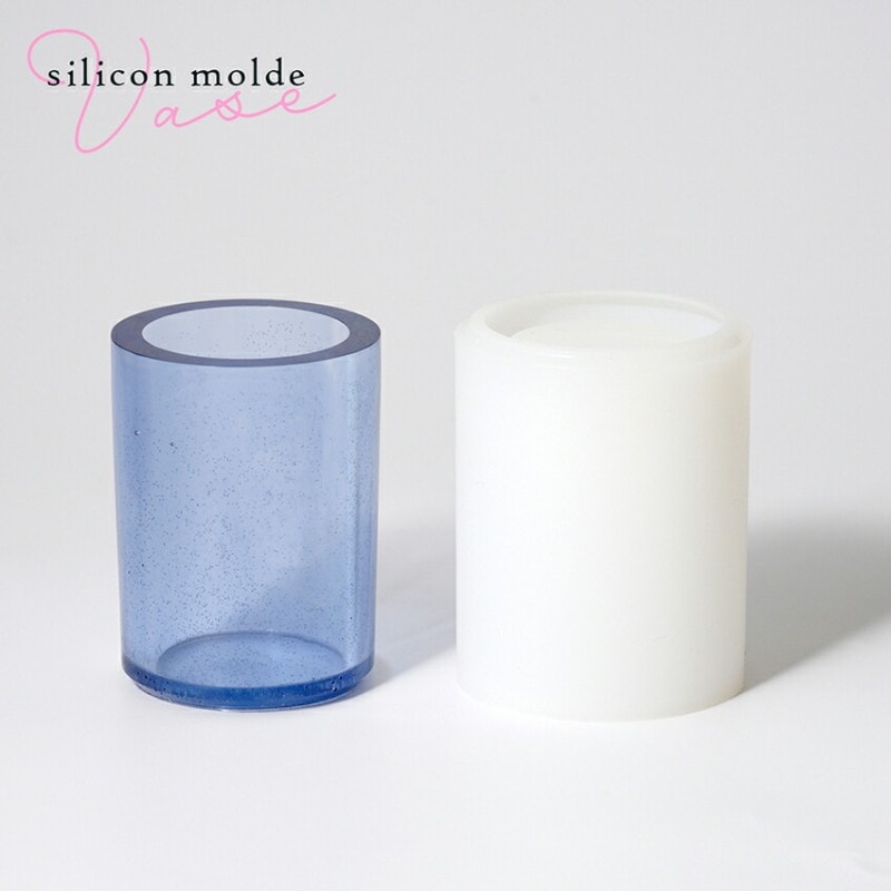 2液性レジン 推奨 雑貨シリコンモールド 一輪挿し サークル 10-4075