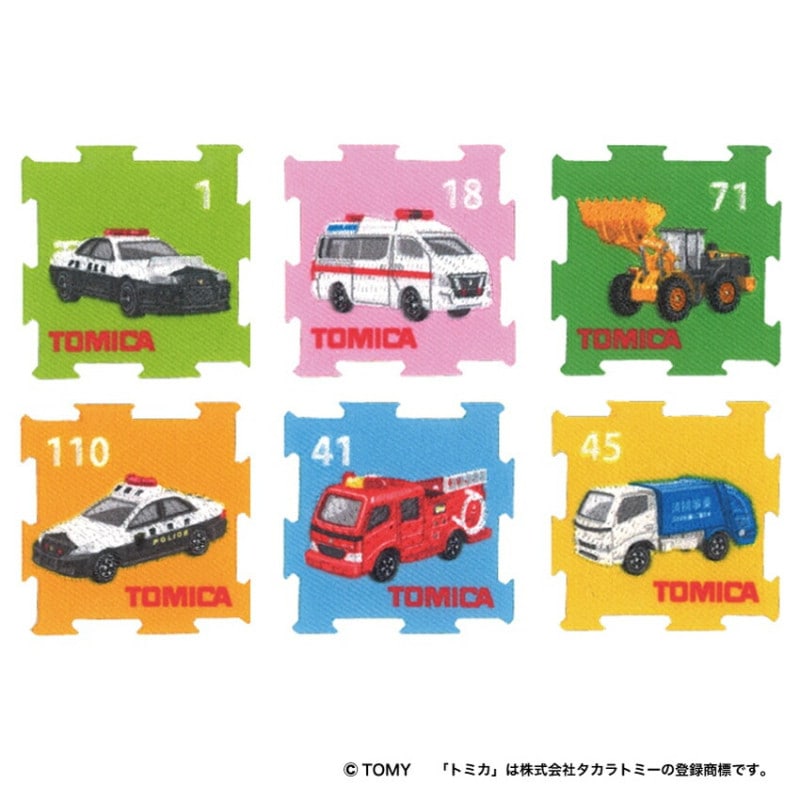 TOMICA トミカ パズル ワッペン アイロン･シール両用タイプ