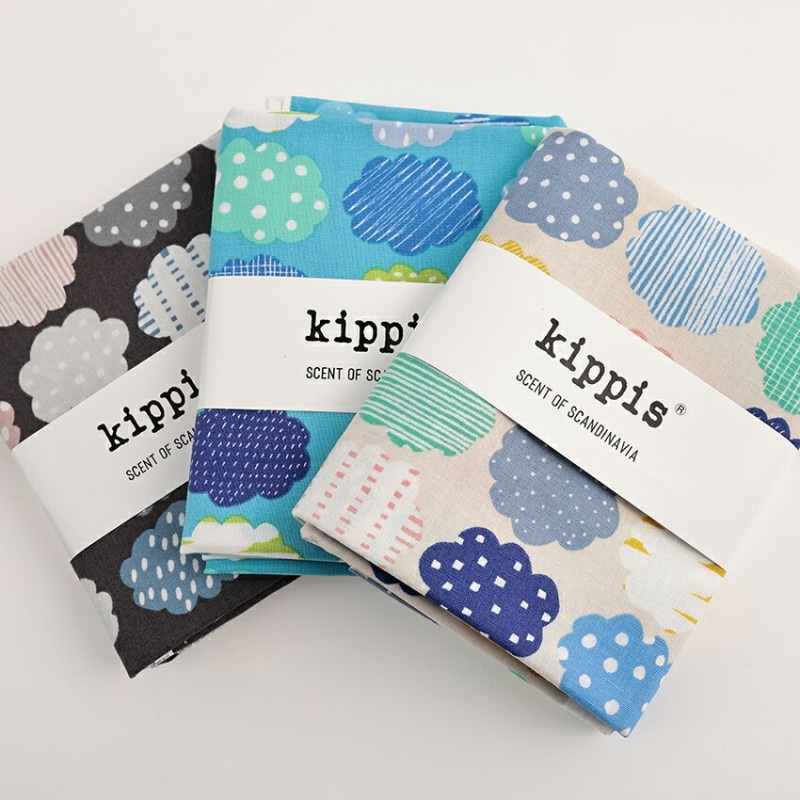 kippis 晴れときどき雲 シーチング 50cm カットクロス