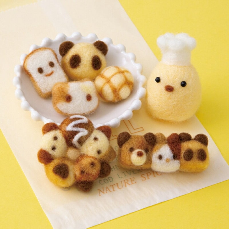 ハマナカ かんたんキュートなニードルフェルトもふもふビレッジ ひよこベーカリー H441-644