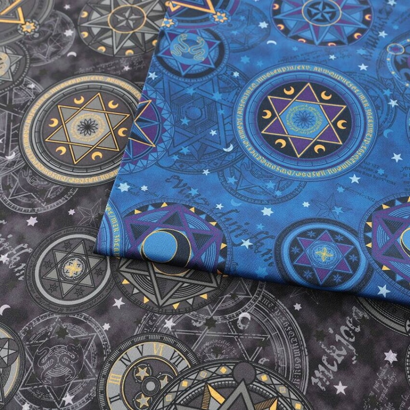 365FABRIC 魔法使いの部屋 魔法陣 50cm単位