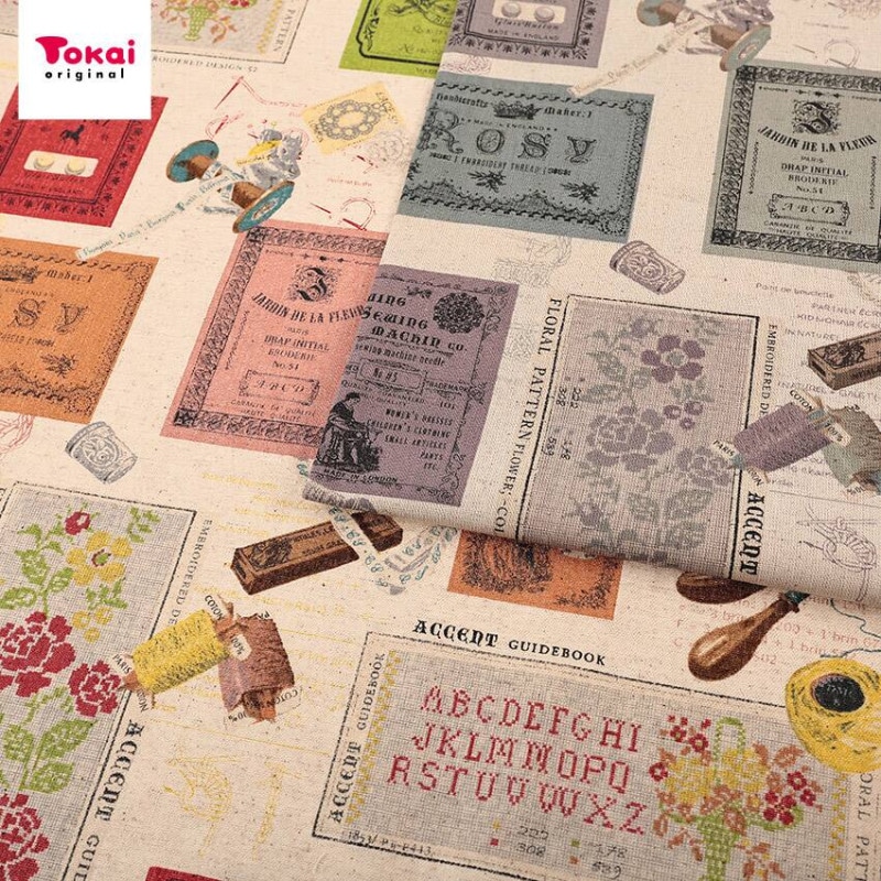 YUWA Tags and sewing 綿麻キャンバス 50cm単位