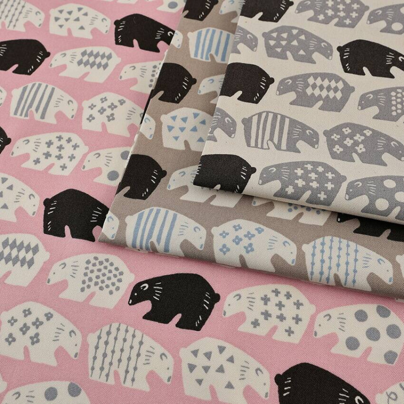 ノルディックプリント ベア オックス 50cm単位