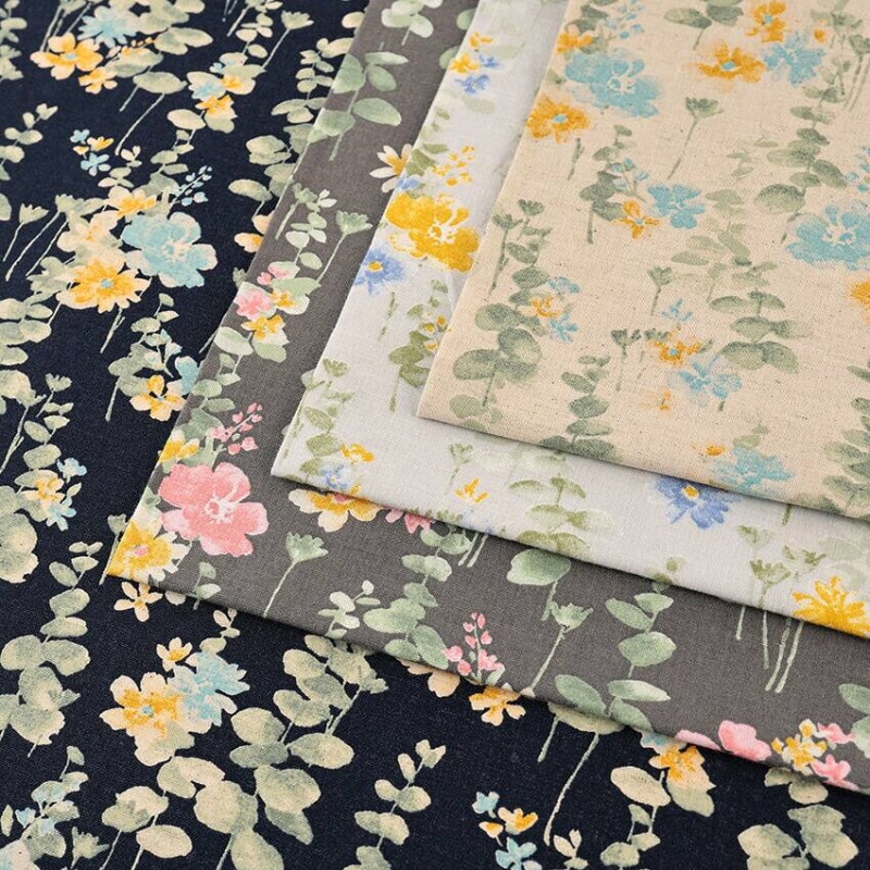 mOmen-t ユーカリ プレミアムソフト加工 綿麻シーチング 50cm単位