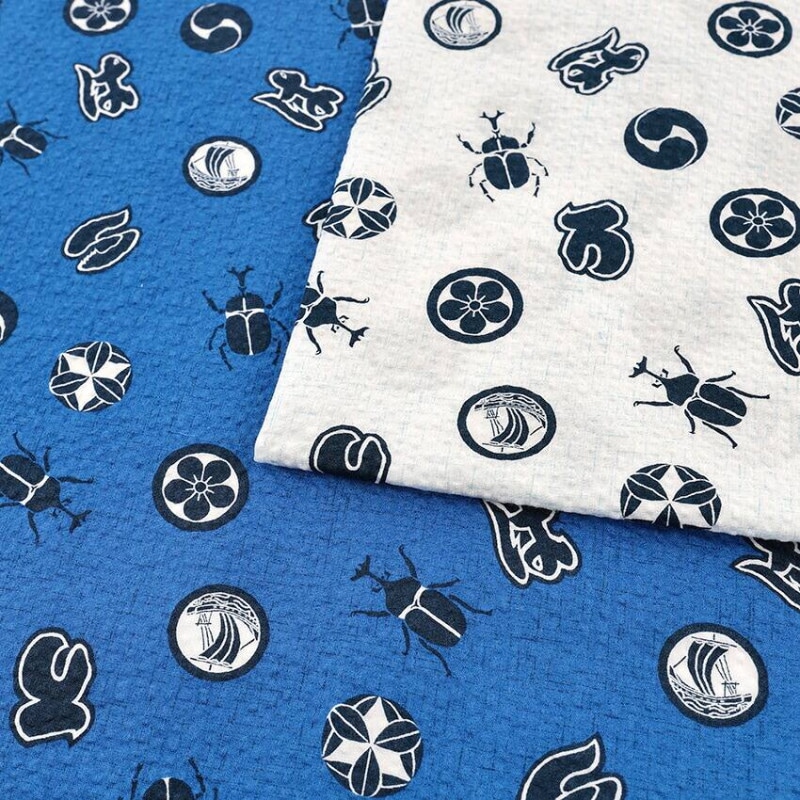 いろは柄 リップル 50cm単位