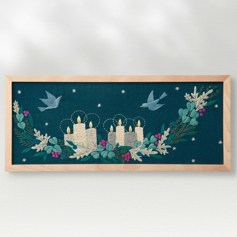 オリムパス マカベアリス 刺しゅうキット 冬のひかり 7568