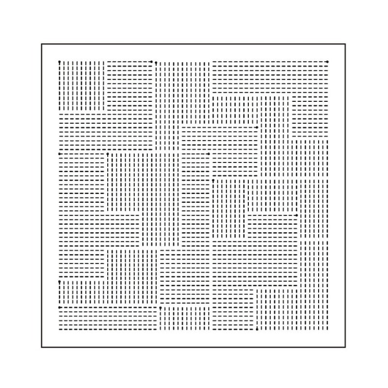 オリムパス 花ふきん布パック Textile lab ブロック Block (白) H-1116 AYUFISH