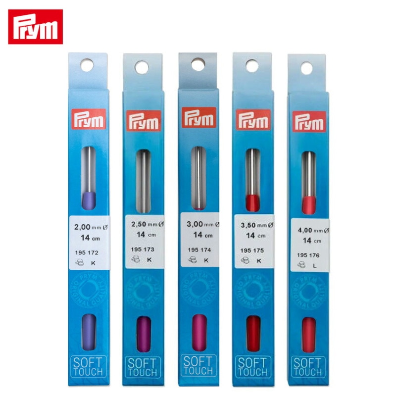 Prym プリム ソフトグリップかぎ針 14cm 2.00mm(約2/0号)～4.00mm(約7/0号)