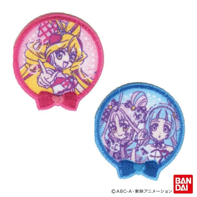 キミとアイドル プリキュア ワッペン BAN148 シール アイロン 接着 両用タイプ