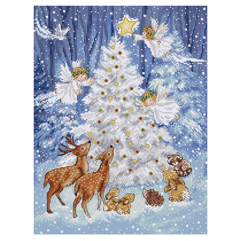 刺繍 輸入キット LETISTITCH Angel Wood L9921