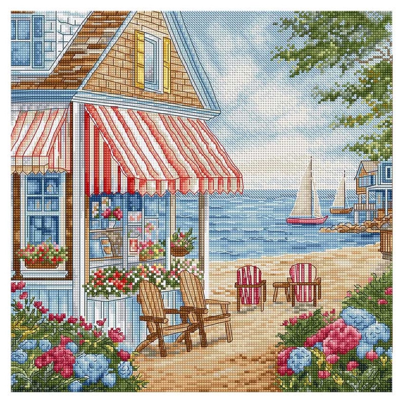 刺繍 輸入キット LETISTITCH A sunny day L9924