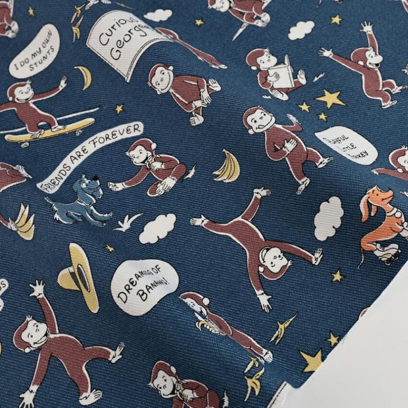 おさるのジョージ TCツイル 50cm単位