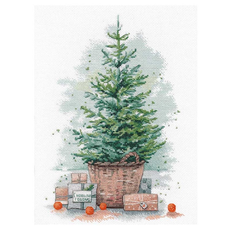 刺繍 輸入キットOben Christmas Surprise 1567