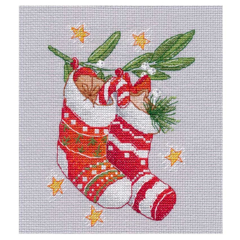 刺繍 輸入キット Oben New Years boots 1648