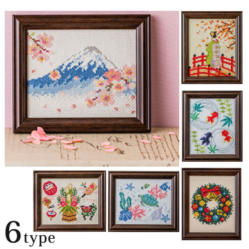 COSMO 刺しゅうキット きらめく日本の季節