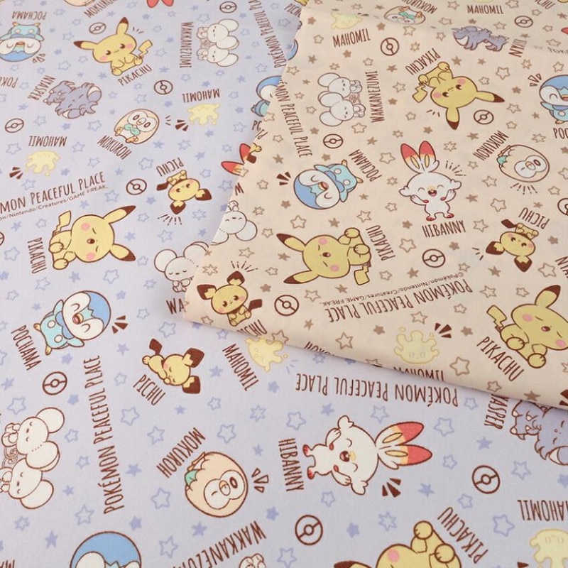 ポケットモンスター ポケピース ベーシック柄 オックス 50cm単位