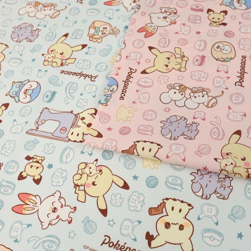 ポケットモンスター ポケピース 手芸柄 オックス 50cm単位