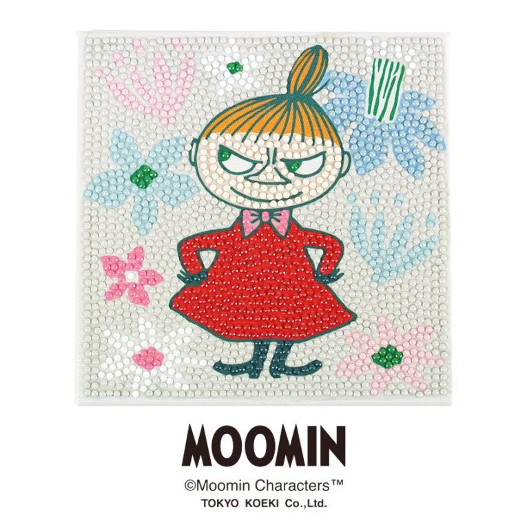 クラフトハートトーカイ限定デザイン ダイヤモンドフィックス ムーミン 15×15cm リトルミイ10-5334