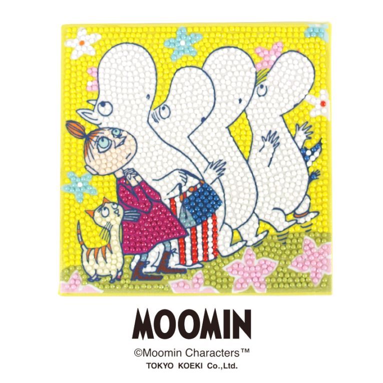 クラフトハートトーカイ限定デザイン ダイヤモンドフィックス ムーミン 15×15cm ミムラねえさんと10-5338