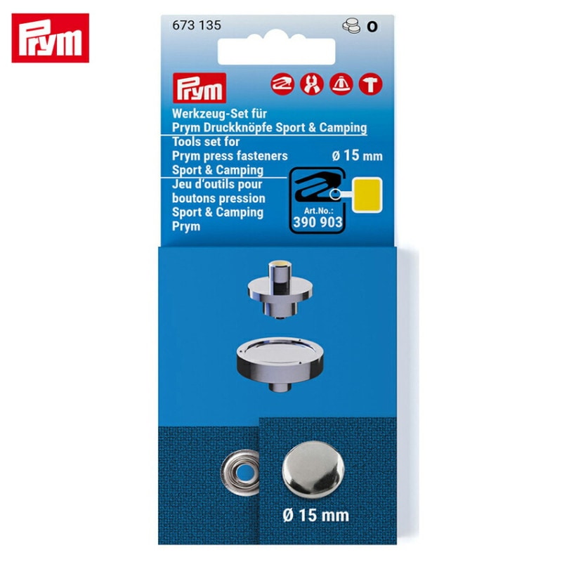Prym プリム ドットボタン用取付けコマ 15mm用 673135