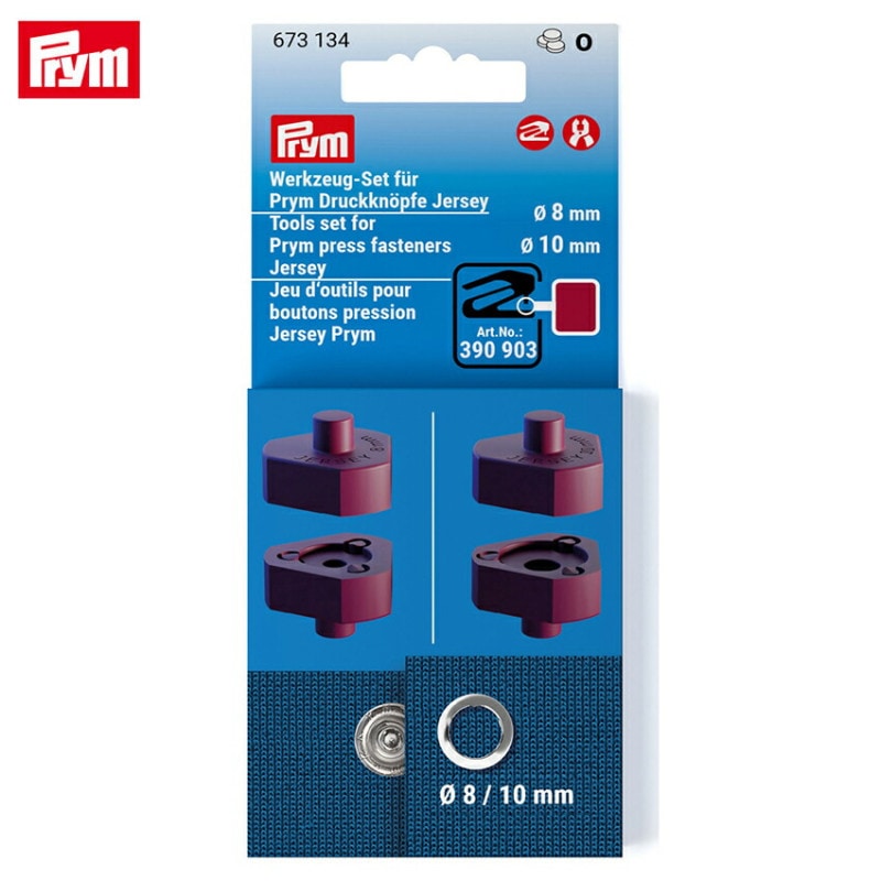 Prym プリム リングスナップ用 取付けコマ （8mm/10mm） 673134