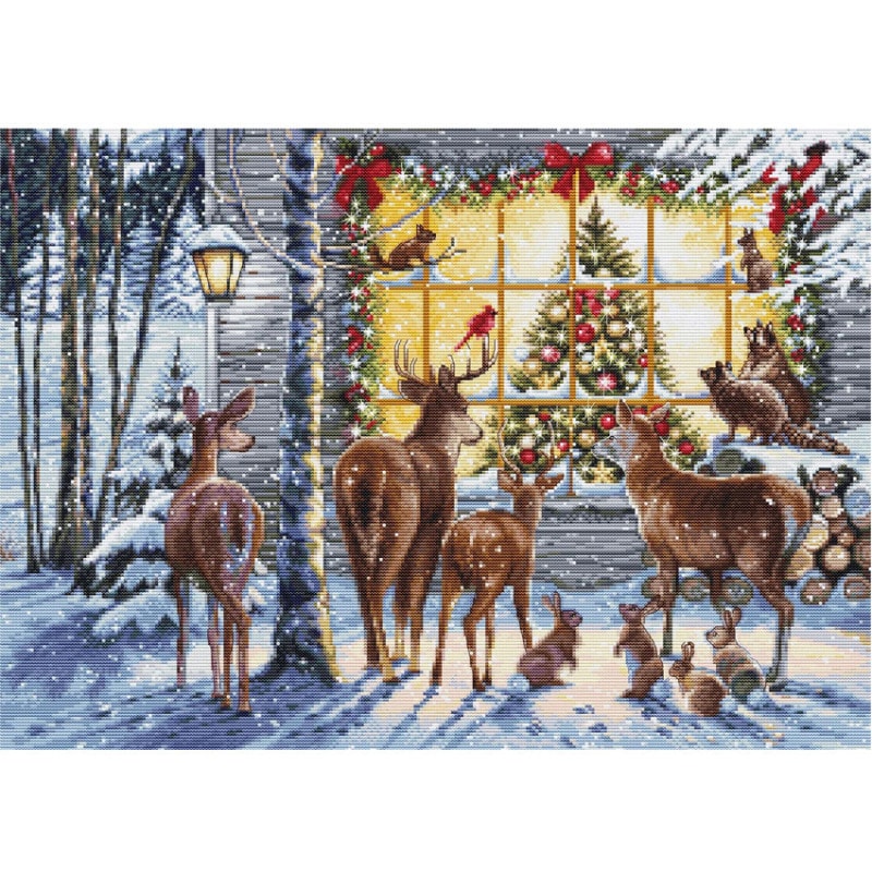 刺繍 輸入キット Luca-s NOSY NEIGHBOURS BU5086