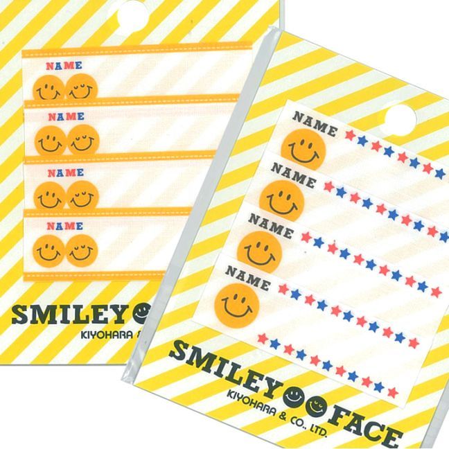 ＼＼再入荷／／【在庫限り】【お買い得品】スマイリー ネームラベルSS SMI 04ダブル／05スター