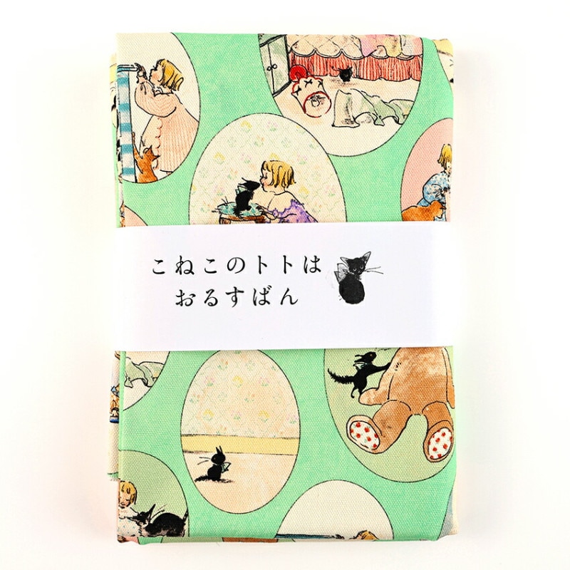 KurahashiRei くらはしれい こねこのトトはおるすばん オーバル オックス 50cm カットクロス