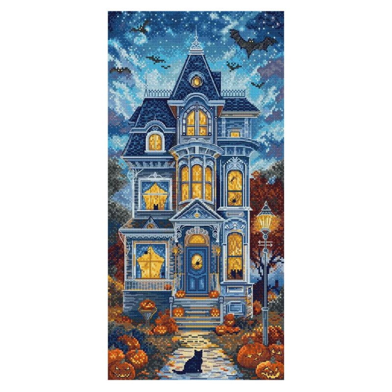 刺繍 輸入キット LETISTITCH Haunt Manor L9945