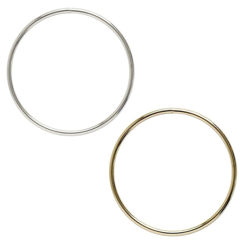 リングハンドル 2本入り ゴールド/ロジウムカラー