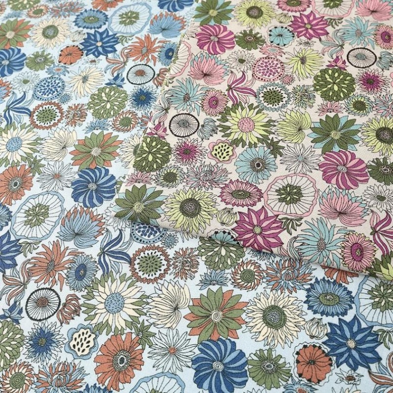 Flowers シーチング 50cm単位