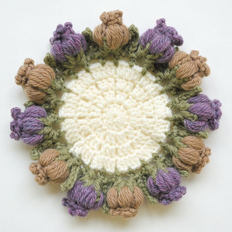 ハマナカ お花のブーケコースターB H320-003-090