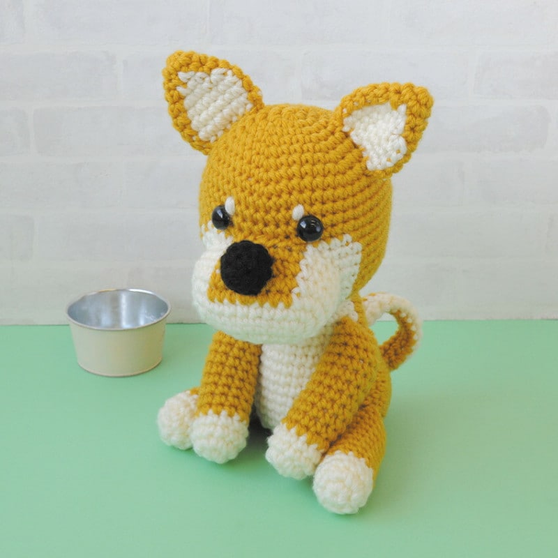 ハマナカ ジャンボニー あみぐるみキット 柴犬 H320-008-003