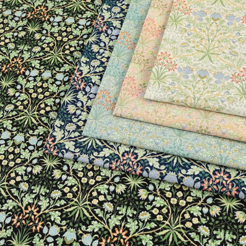 V&A Fabric Collection ヒヤシンス シーチング 50cm単位