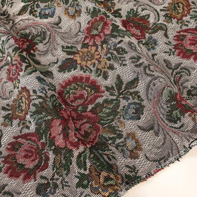 ゴブラン生地 フラワーA 145×95cm カットクロス