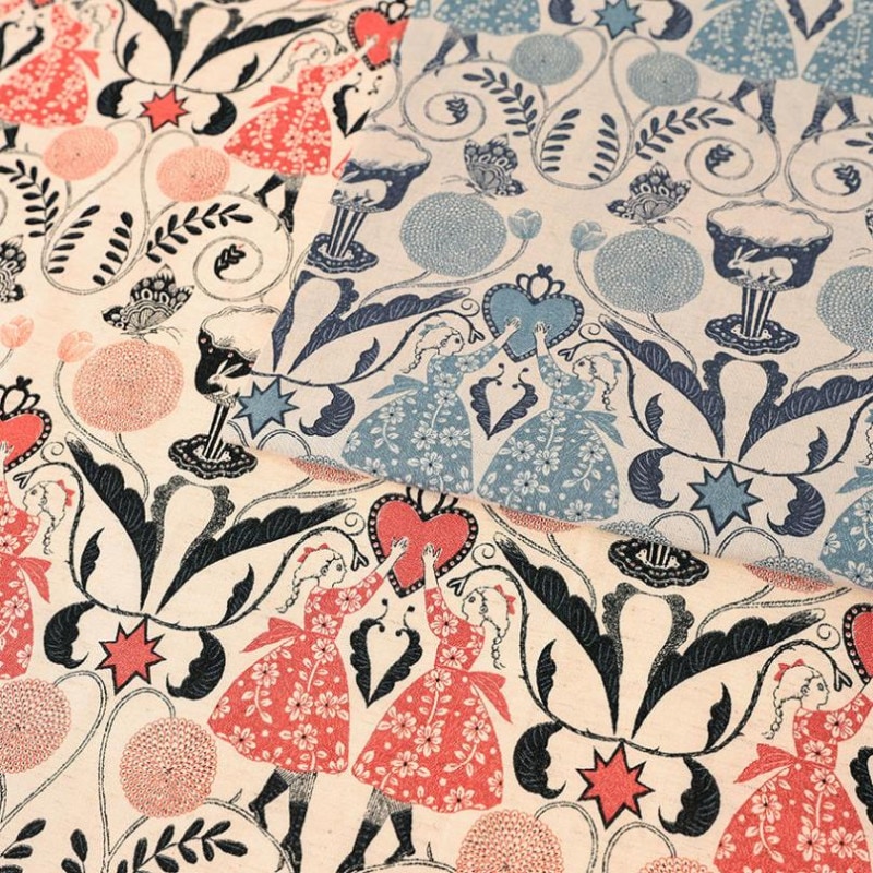 Sanae Sugimoto Afternoon Fun 綿麻シーチング 50cm単位