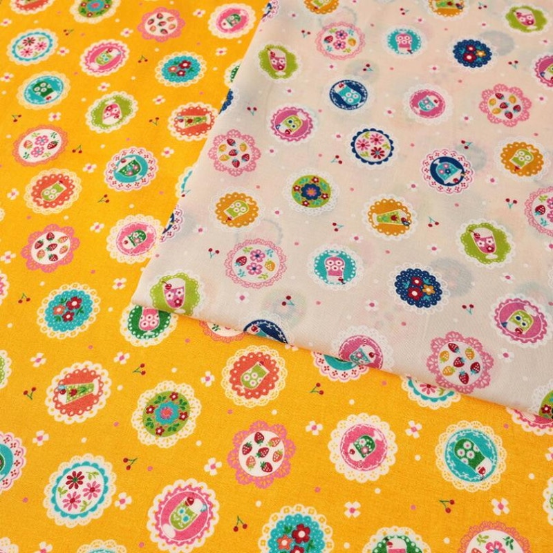 キュレトロ パーティー クリームソーダ柄 ドイリー シーチング 50cm単位