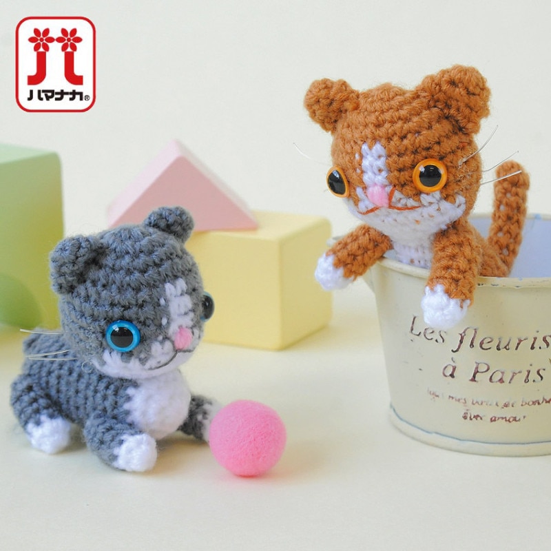 ハマナカ スコティッシュフォールド（Aグレー・B茶） H320-008-007