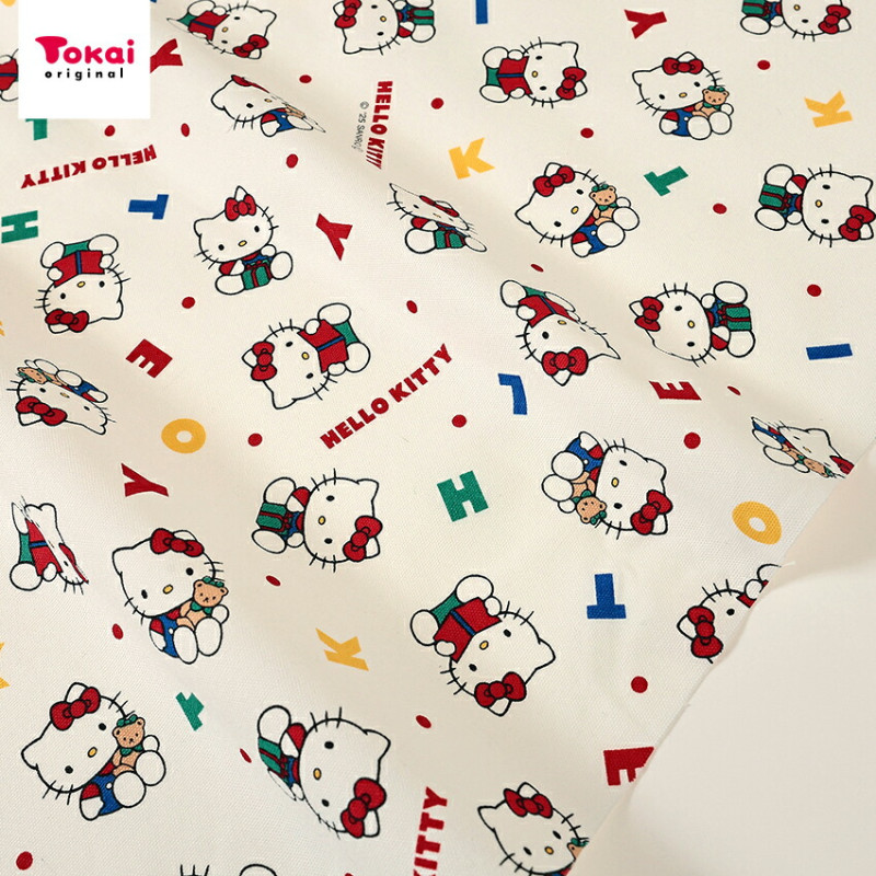 【平日限定販売】サンリオ ハローキティ アルファベット オックス 50cm単位