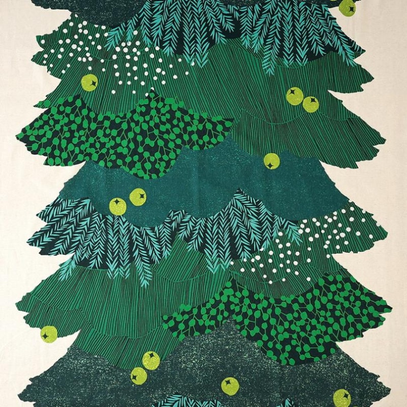 echino Happy holidays 綿麻キャンバス 50cm単位