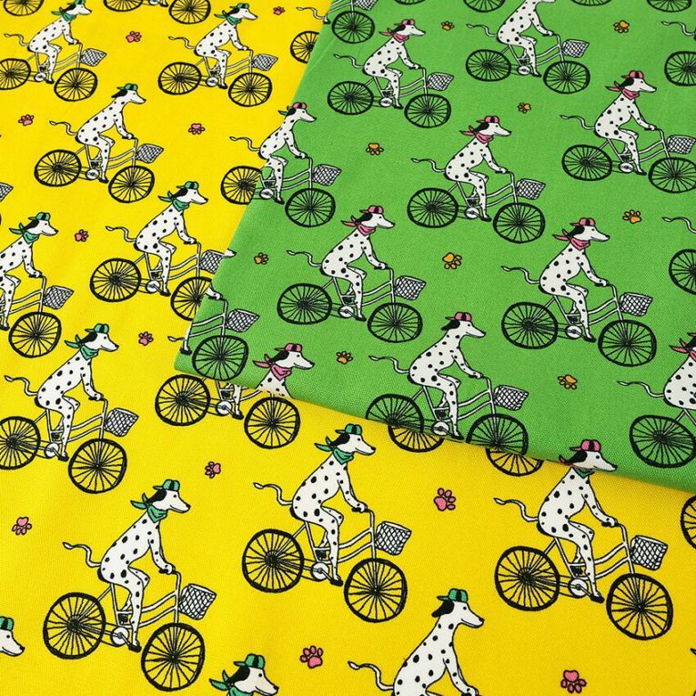 ダルメシアン 自転車 オックス 50cm単位