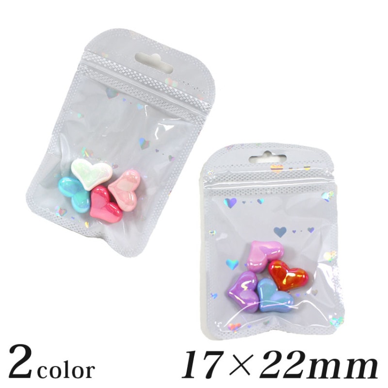 ビーズ アクセサリー パーツ アクリルビーズ ハート