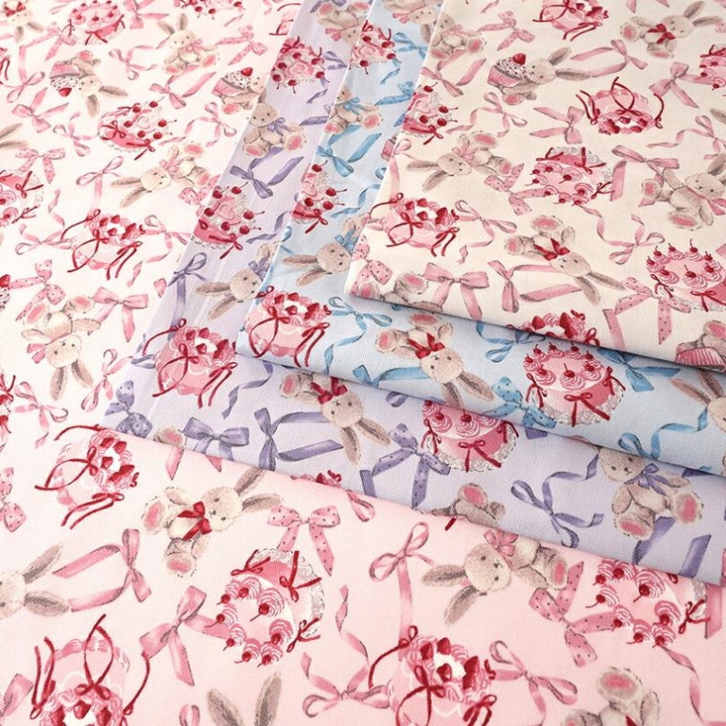 クラシカルモダン ラビットリボン オックス 50cm単位