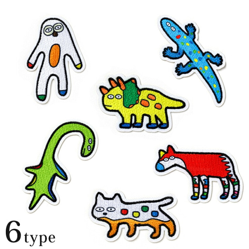 クリエイターズワッペン にせんちめんたる シール アイロン 両用タイプ  2way 