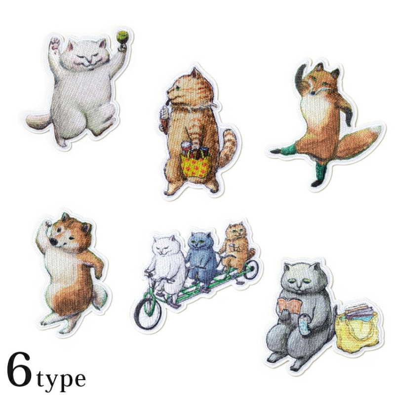 クリエイターズワッペン カマノレイコ シール アイロン 両用タイプ  2way 