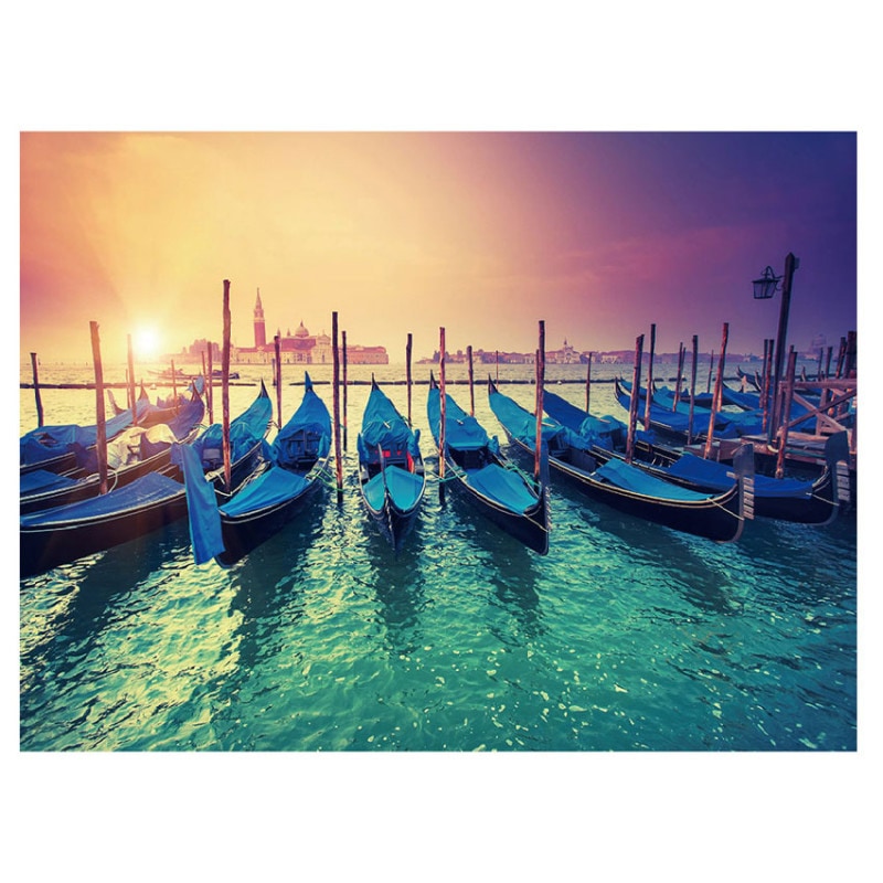 キラキラビーズアート ヨットハーバー SCB-377 キャンバスサイズ 40×30cm エルベール