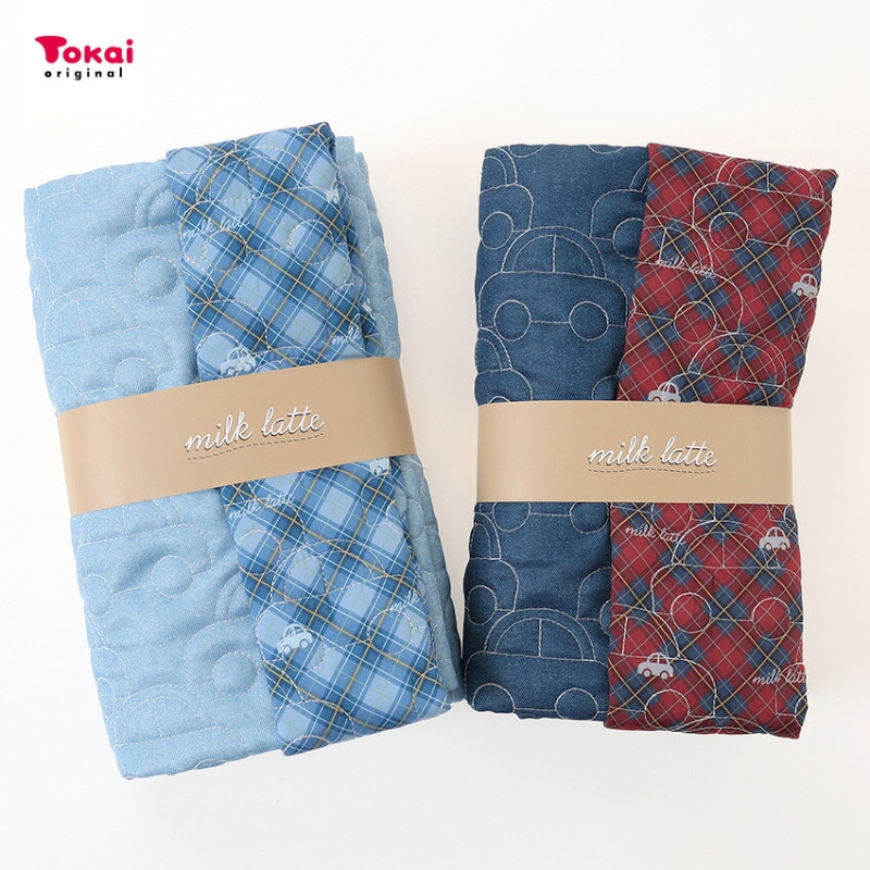 milk latte デザインキルト クルマ 50cm カットクロス